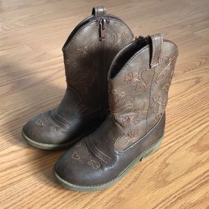 Cat & Jack Toddler Girl Cowboy Boots